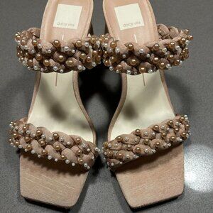 Dolce Vita Pally Imitation Pearl Sandals NWOT